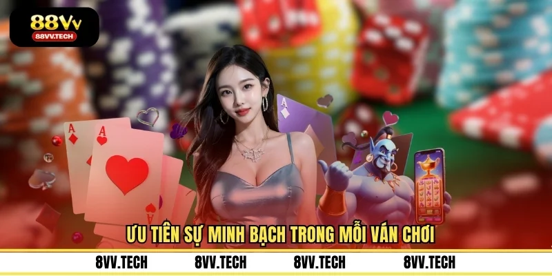 Ưu tiên sự minh bạch trong mỗi ván chơi